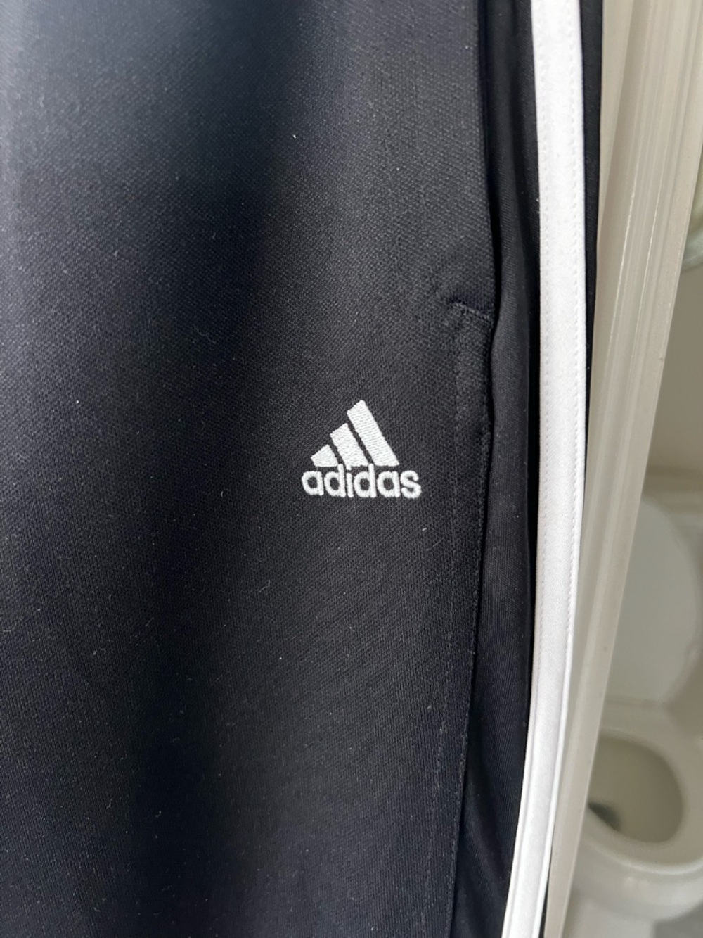 Women’s Small Adidas Black & White Track Pants - Picture 4 of 12